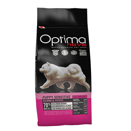 Optima Nova Puppy Sensitive Salmon y Patata