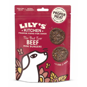 Snack Lily's Kitchen Mini Hamburguesas de Carne de Res