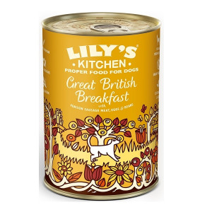 Lata Lily's Kitchen British Breakfast Bisonte, Huevos y Frijoles