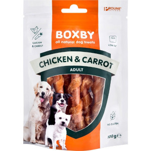 Boxby pollo y zanahoria snacks para perros